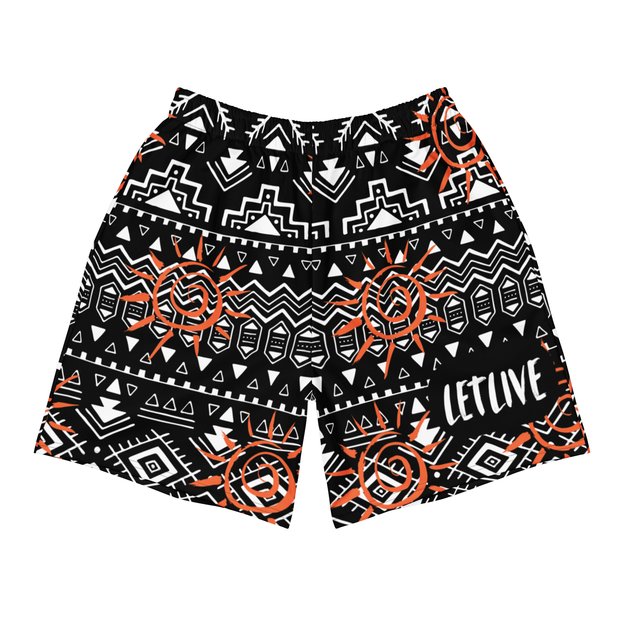 TRIBES PATTERN SPORT SHORTS