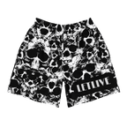 SKULL PATTERN SPORT SHORTS