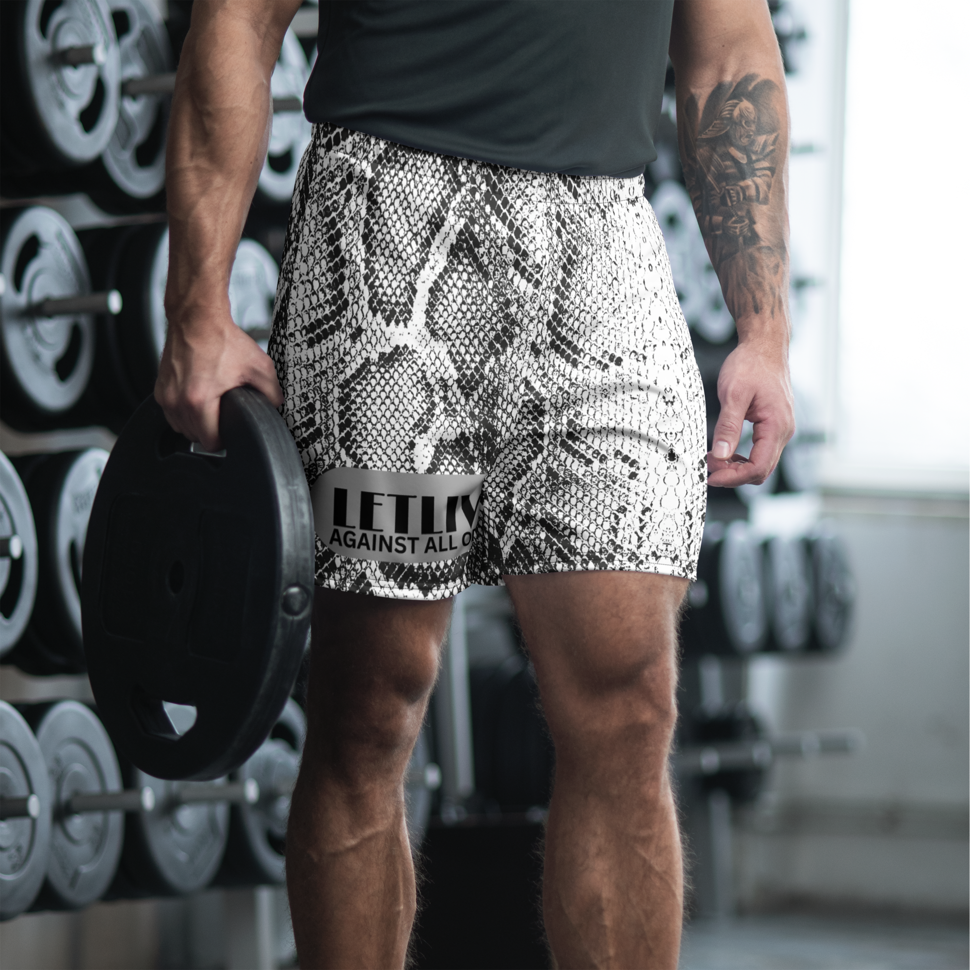 SNAKE SKIN SPORT SHORTS