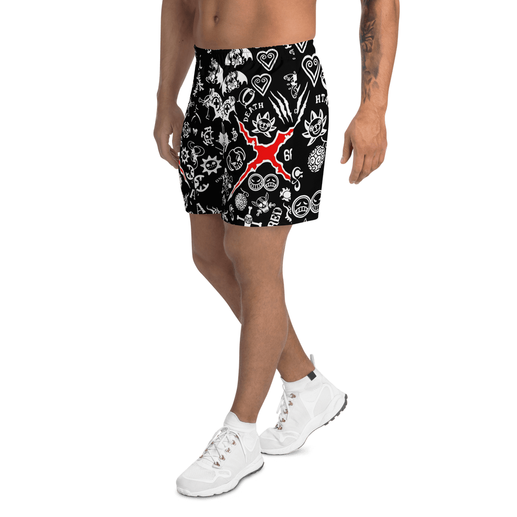 ONE PEACE SCAR PATTERN SPORT SHORTS