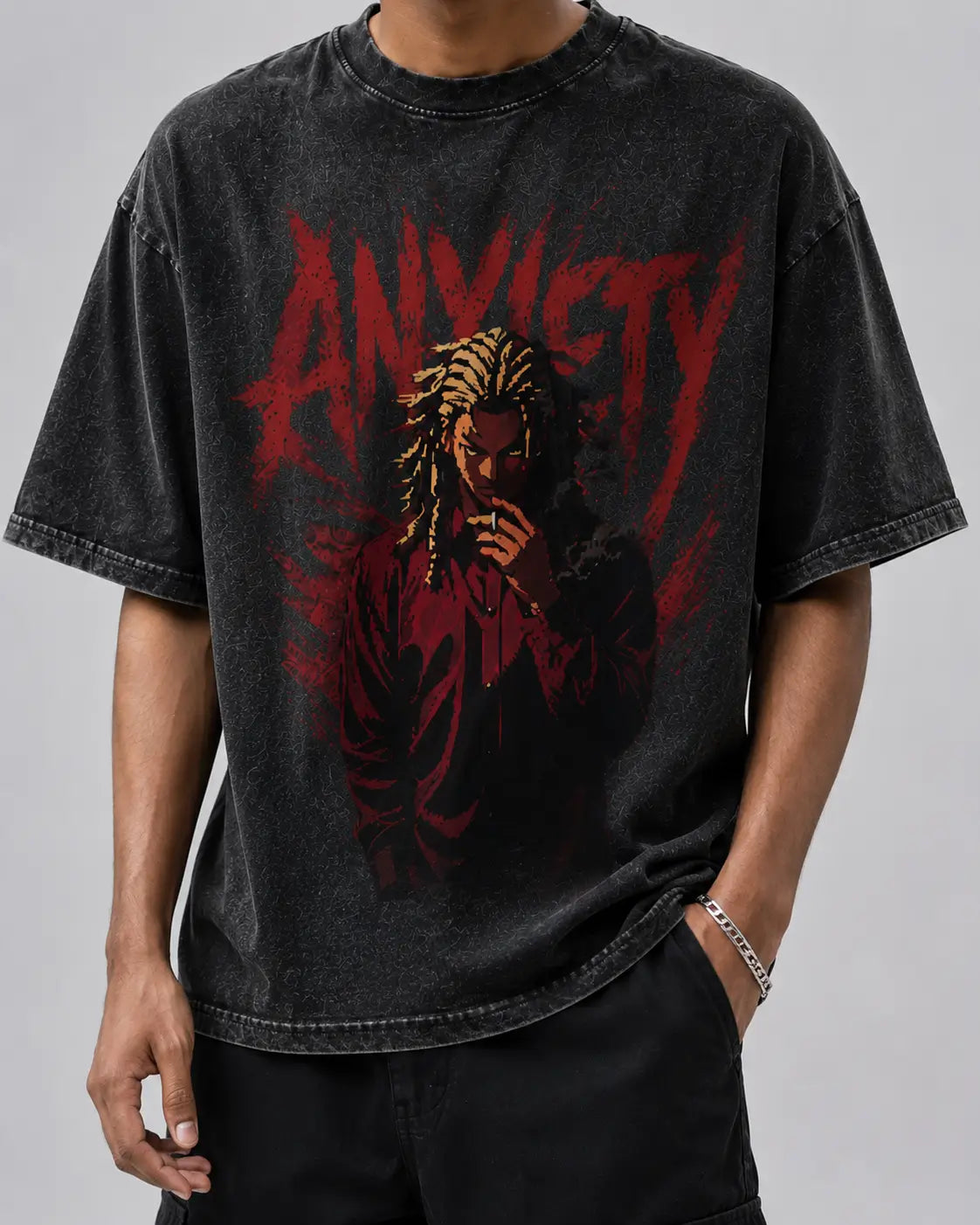 Anxiety Vintage Oversized T-shirt