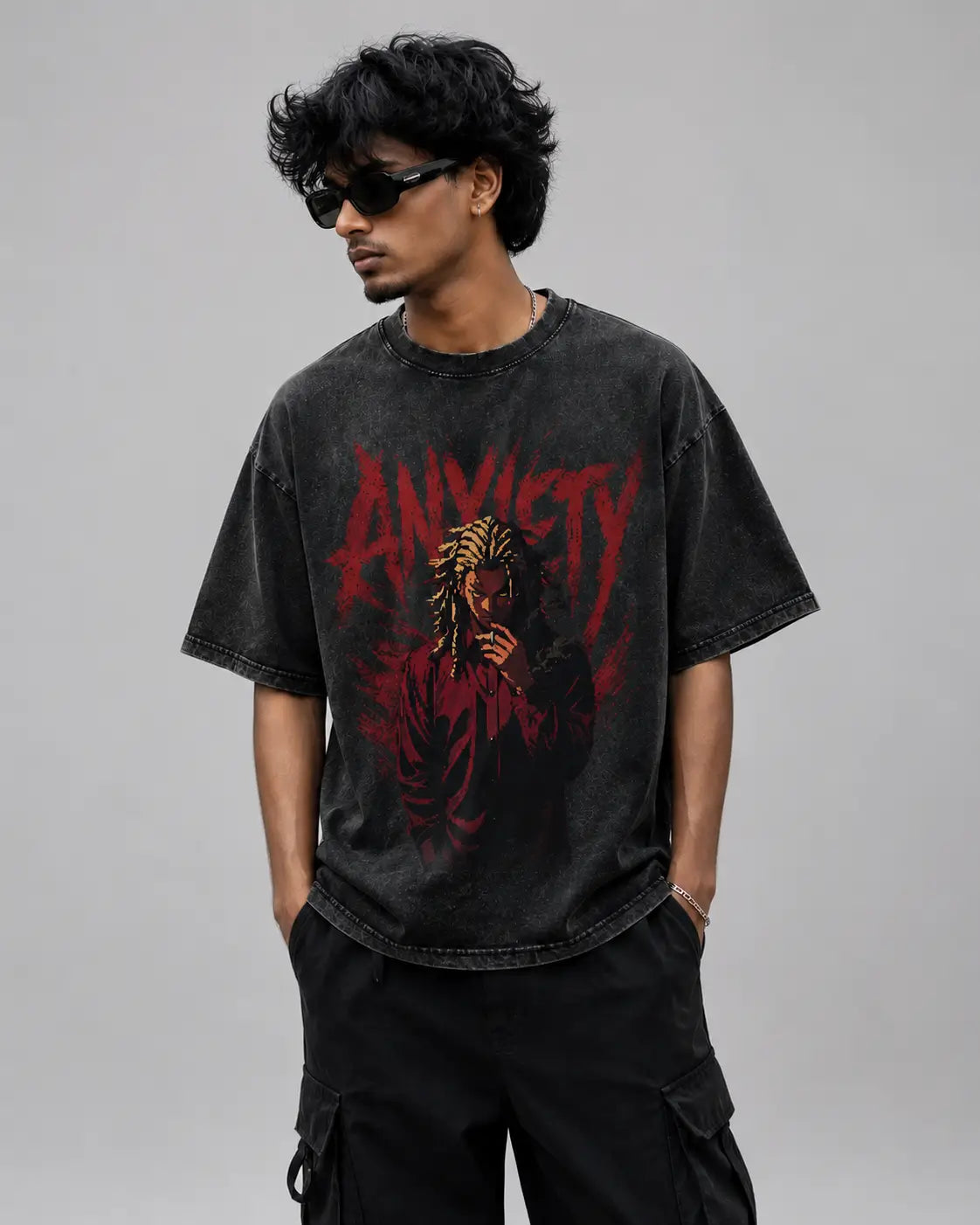 Anxiety Vintage Oversized T-shirt