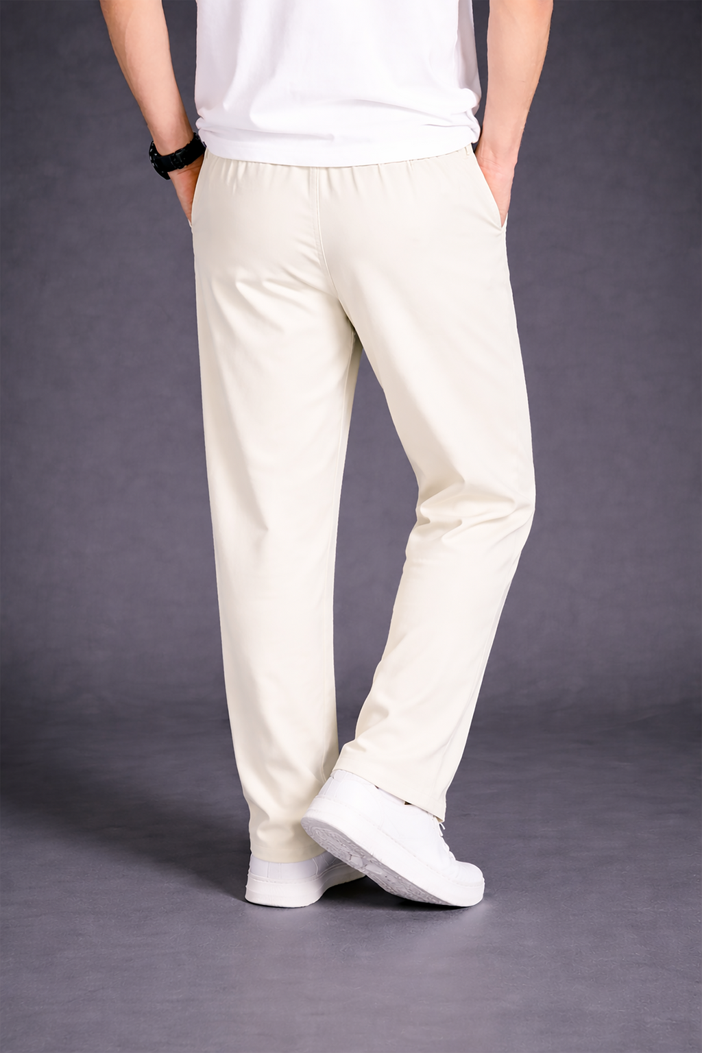 SWEATPANTS UNISEX - OFF WHITE