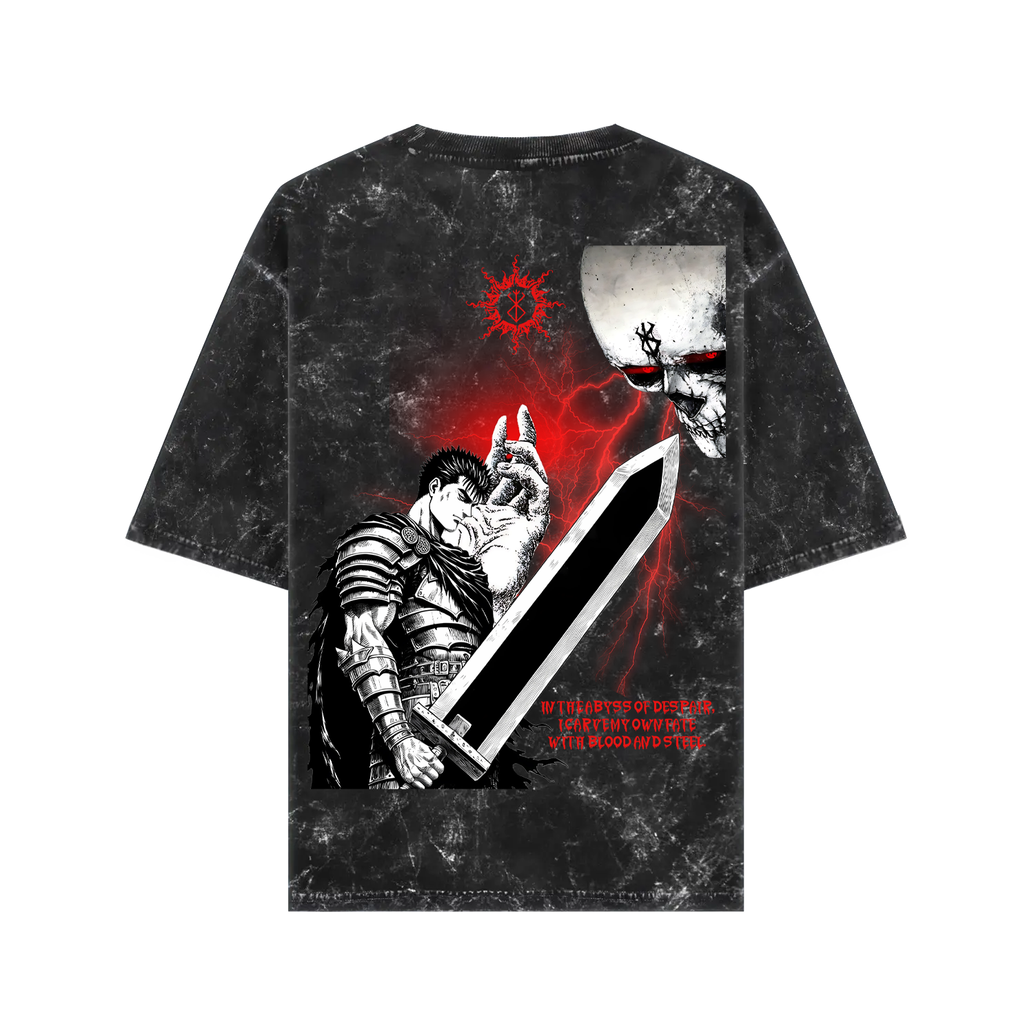 BERSERK LIMITED EDITION OVERSIZED ACID WASH