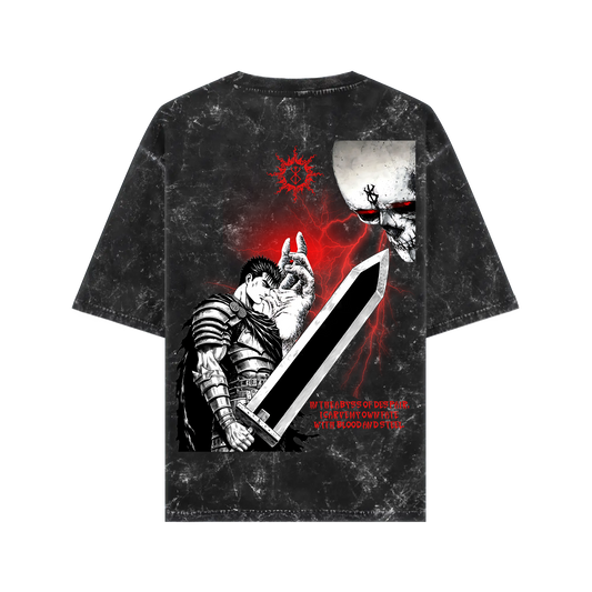 BERSERK LIMITED EDITION OVERSIZED ACID WASH