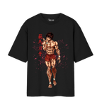 BAKI HANMA FIGHTER OVERSIZED T-SHIRT