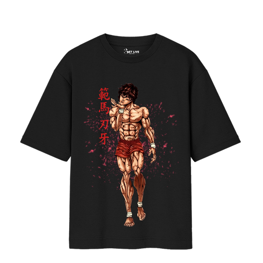 BAKI HANMA FIGHTER OVERSIZED T-SHIRT