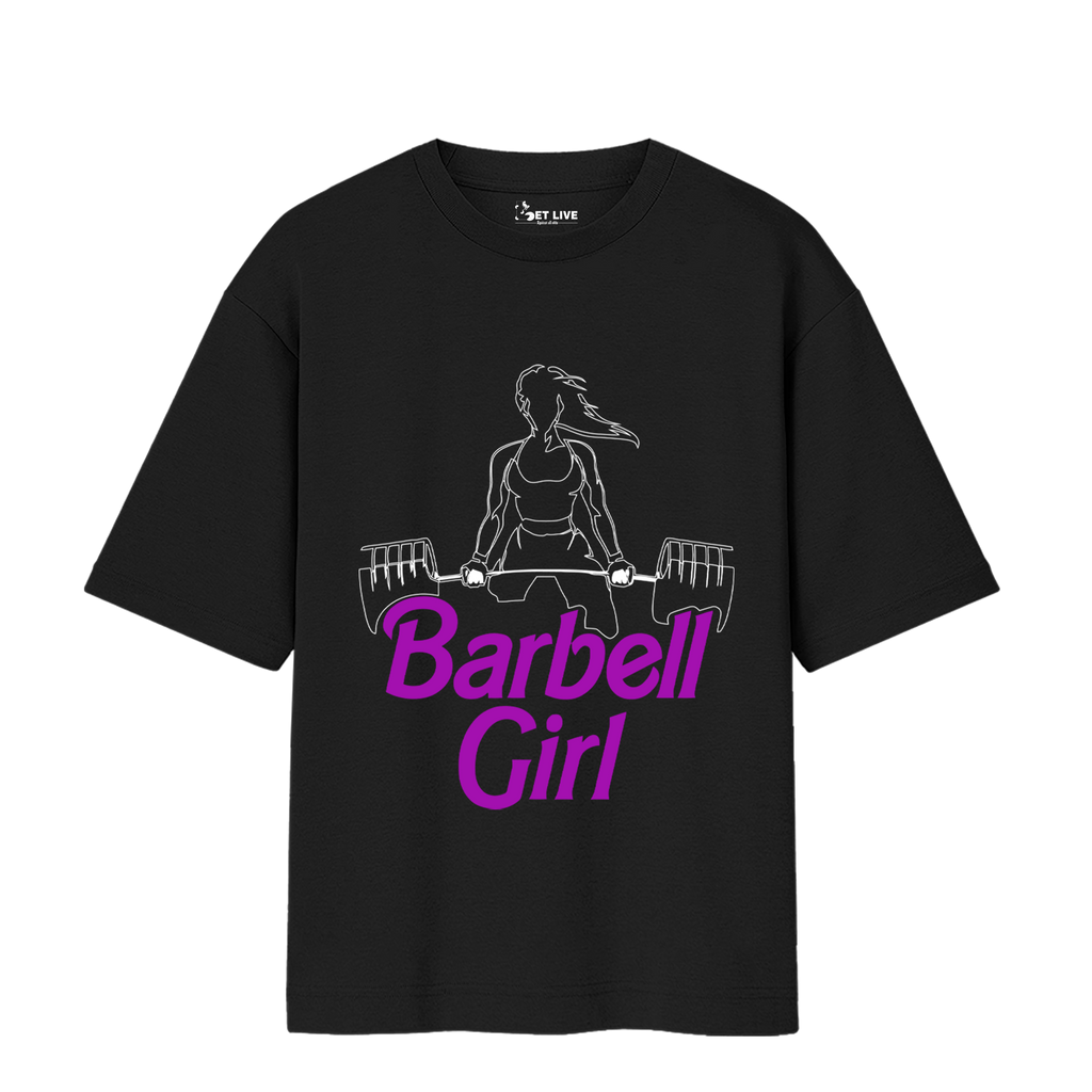 BARBELL GIRL OVERSIZED T-shirt