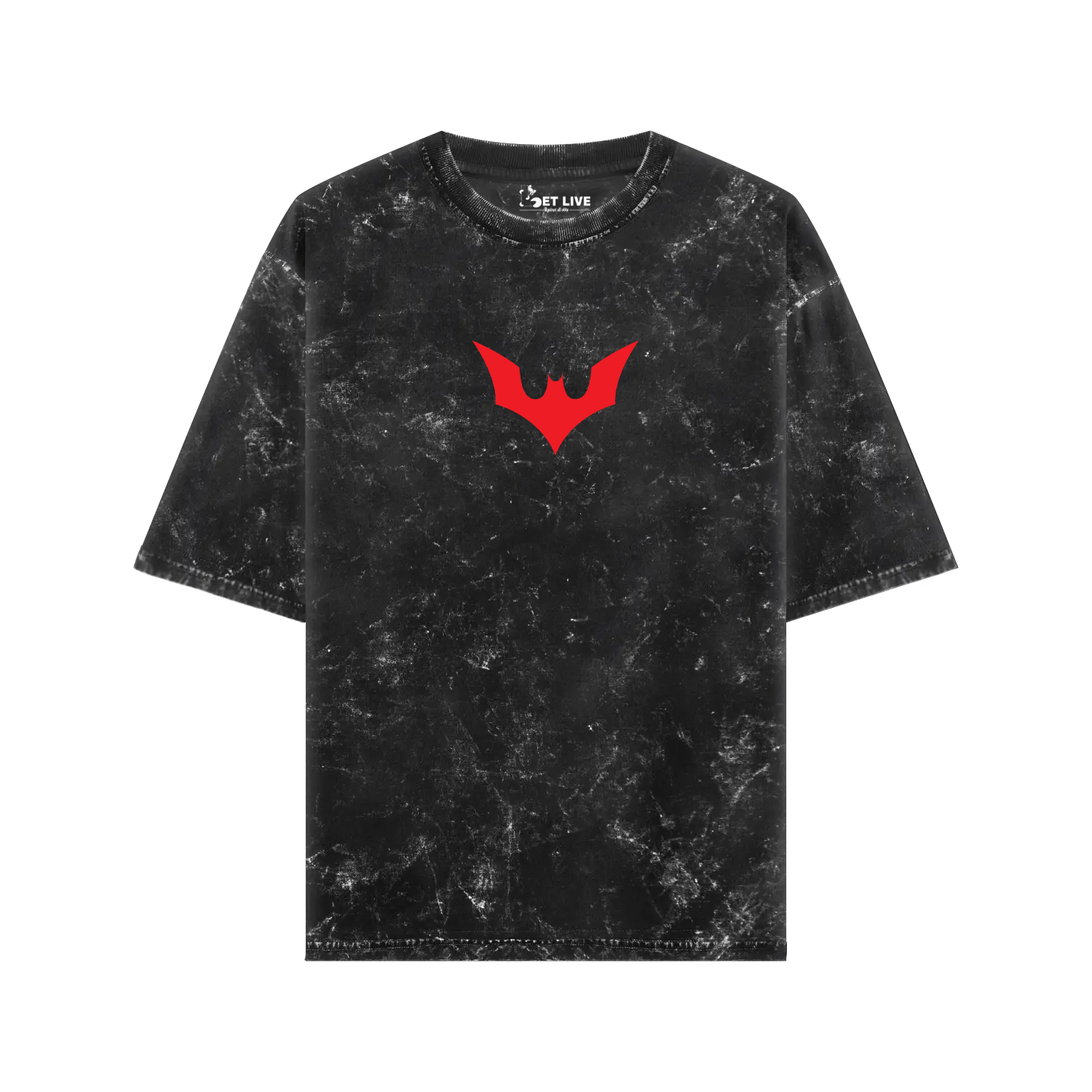 BATMAN BEYOND ACIDWASH OVERSIZED T-SHIRT