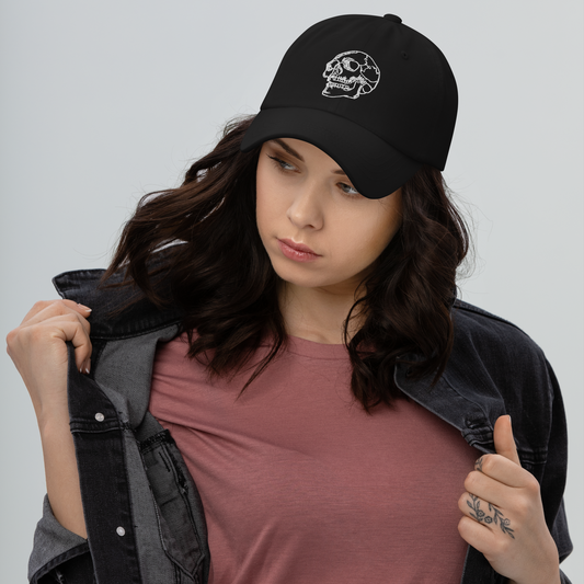 SKULL FACE BASEBALL CAP