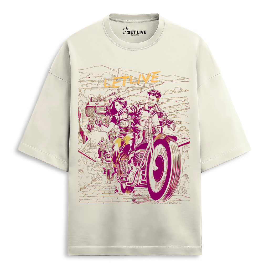 OUTGUNNED UNISEX OVERSIZED T-SHIRT