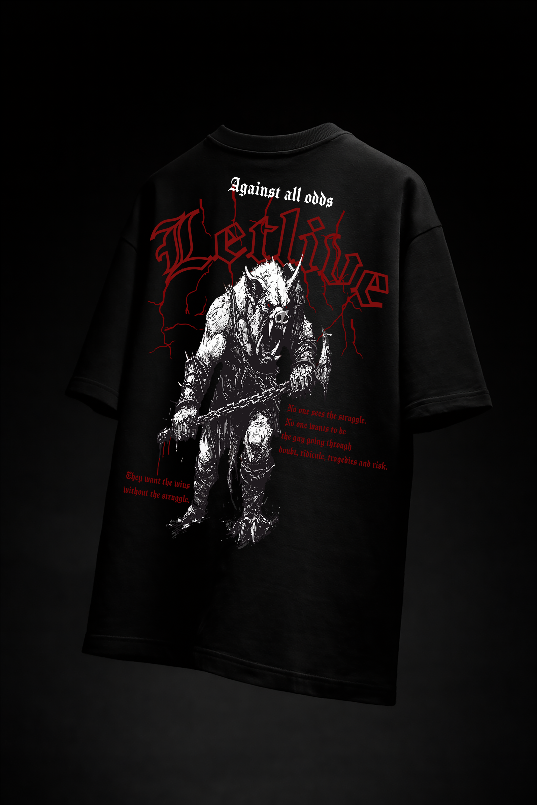 DARK HORROR UNISEX OVERSIZED T-SHIRT