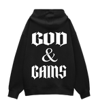 GOD & GAINS OVERSIZED HOODIE
