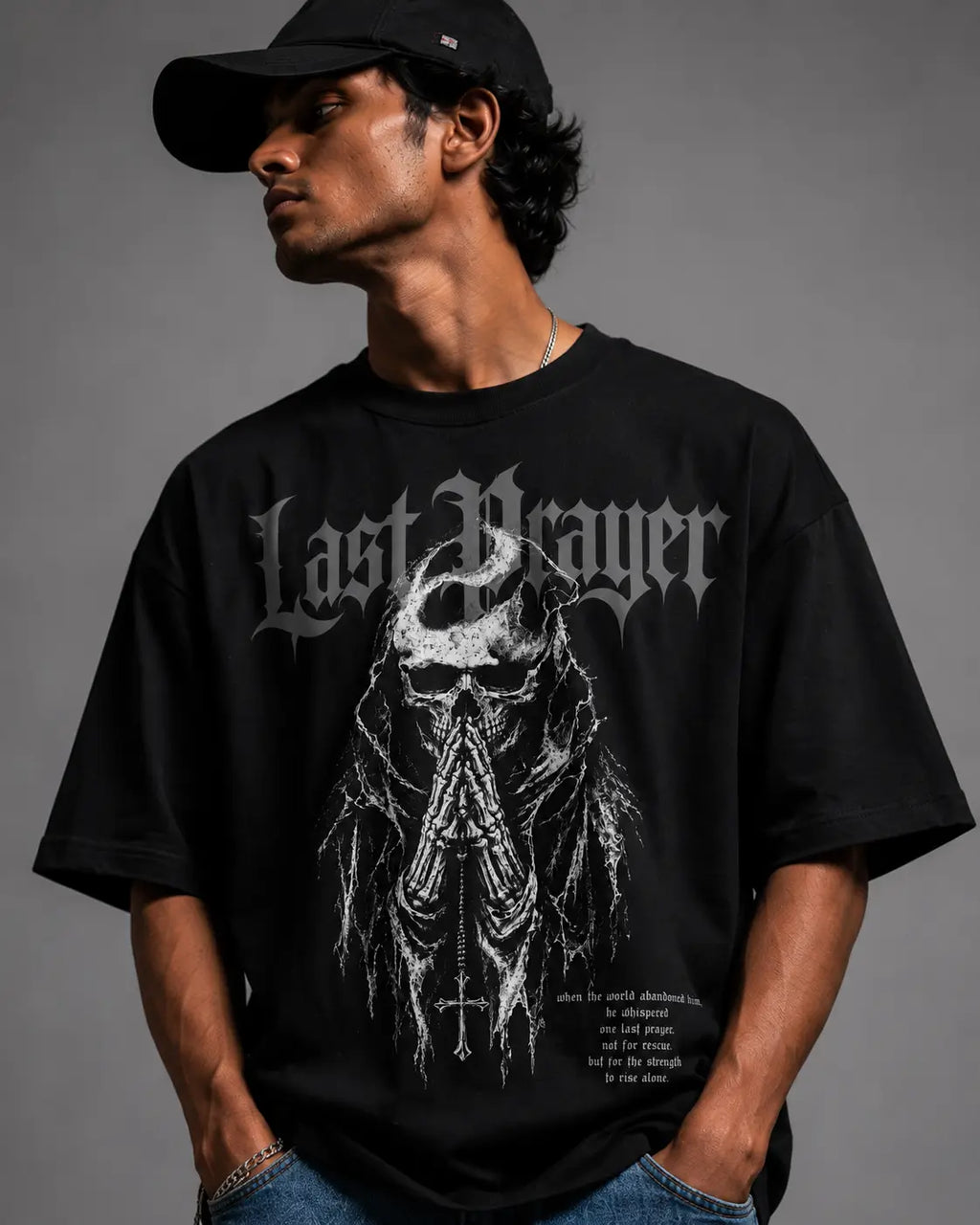 Last Prayer Oversized T-shirt