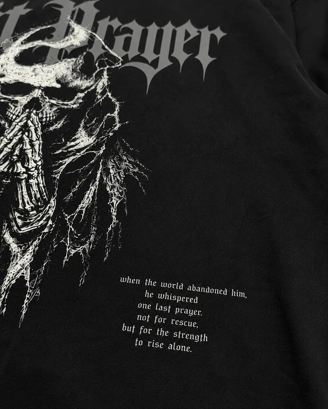 Last Prayer Oversized T-shirt