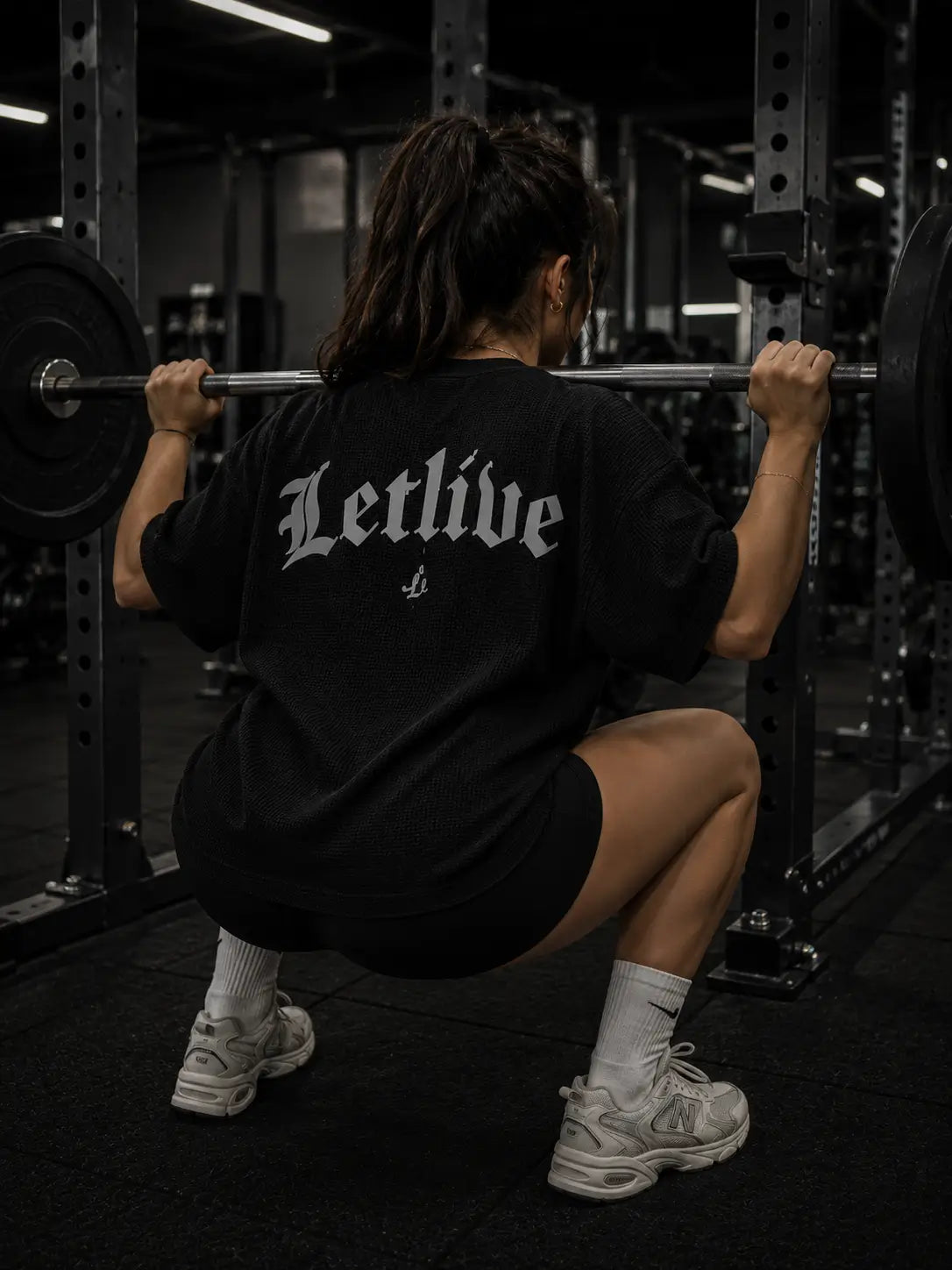 Letlive wordmark Boxy Waffle T-shirt
