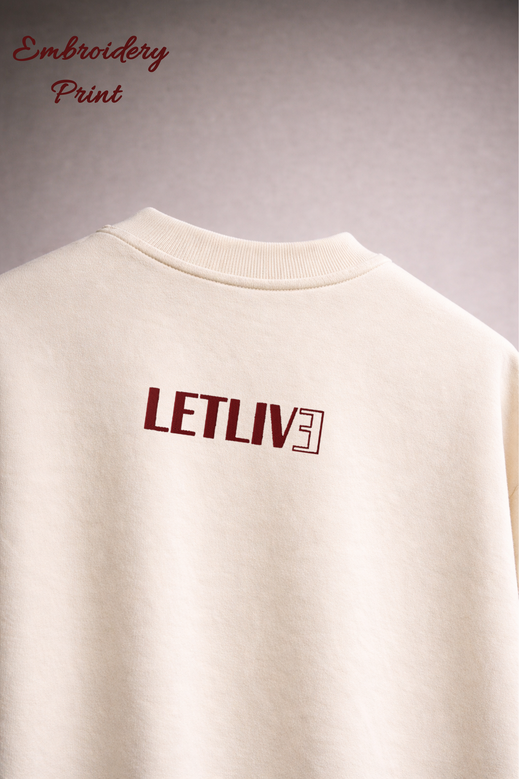LETLIVE ESSENTIAL | OFF-WHITE UNISEX T-SHIRT