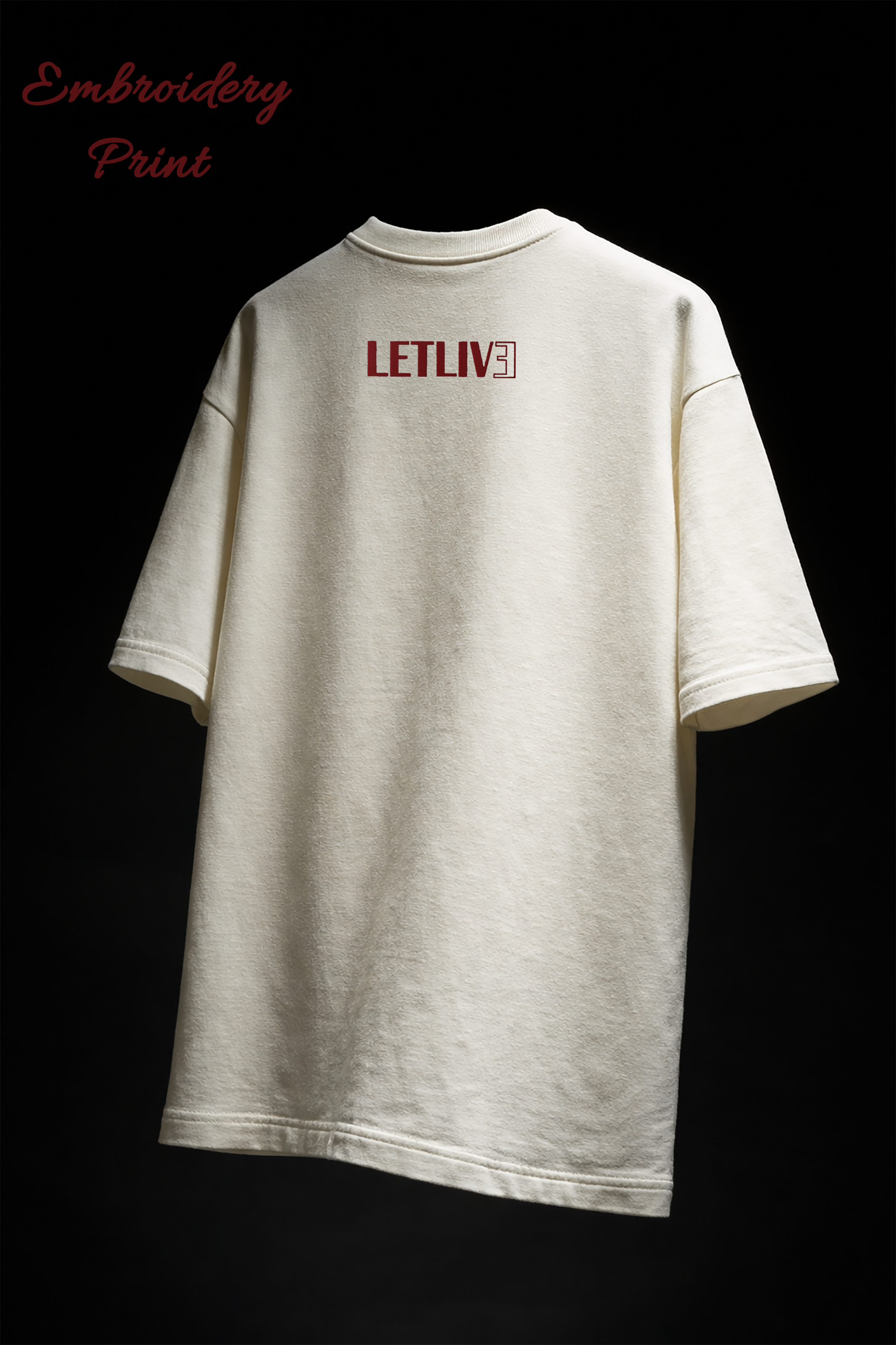 LETLIVE ESSENTIAL | OFF-WHITE UNISEX T-SHIRT