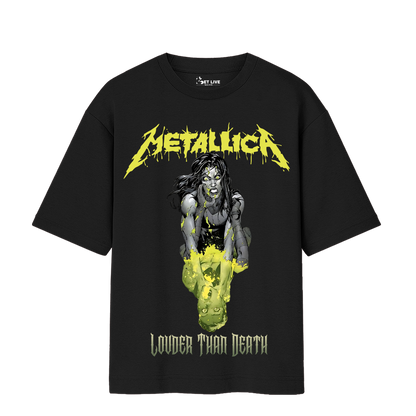 METALLICA LOUDER THAN DEATH OVERSIZED T-Shirt