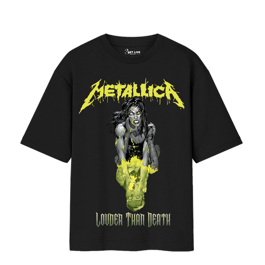METALLICA LOUDER THAN DEATH OVERSIZED T-Shirt