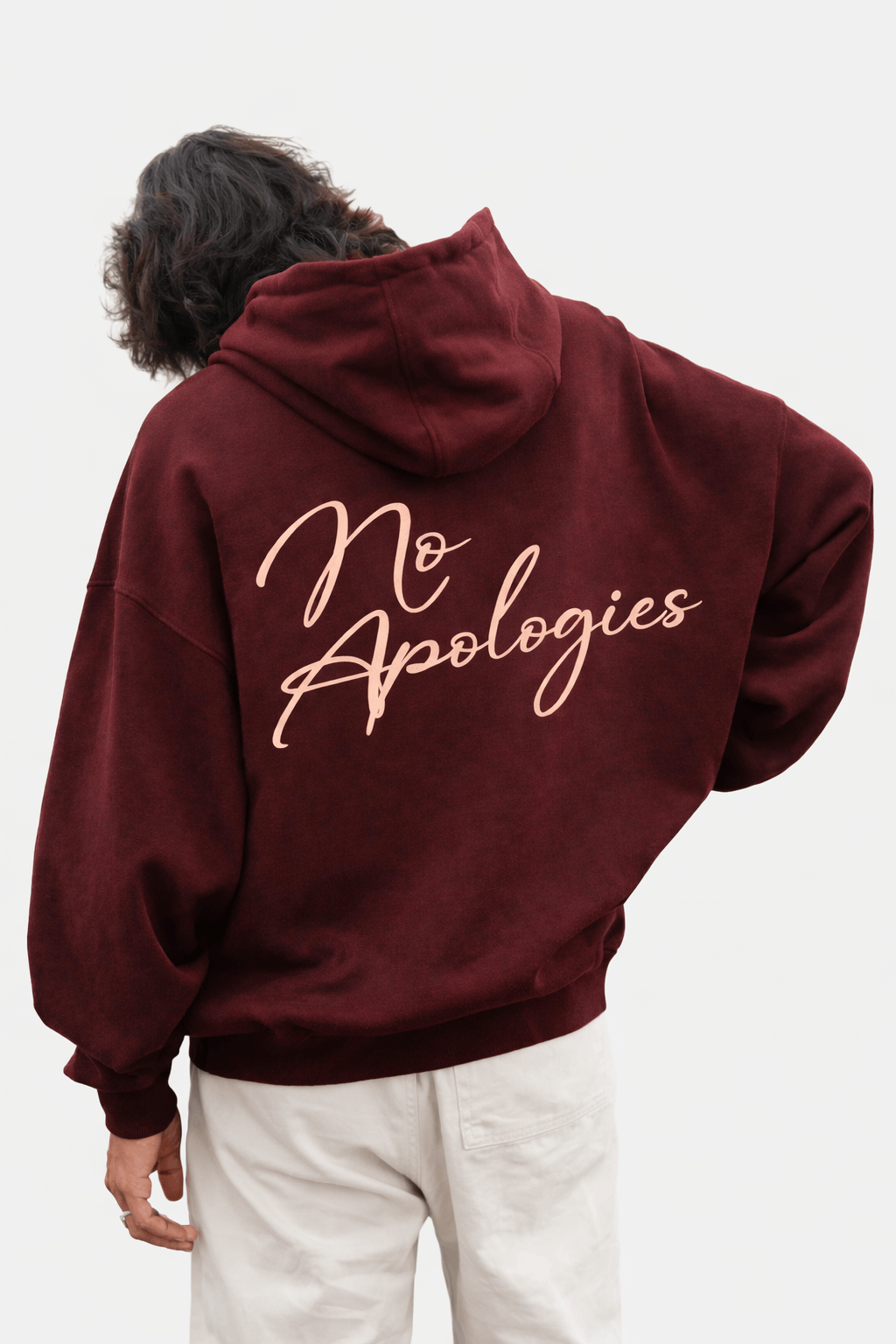 NO APOLOGIES UNISEX HOODIE