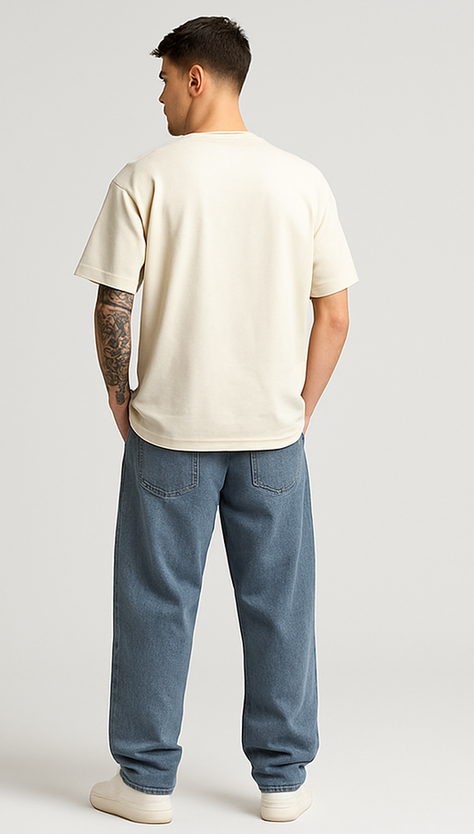 OFF WHITE OVERSIZED T-SHIRT
