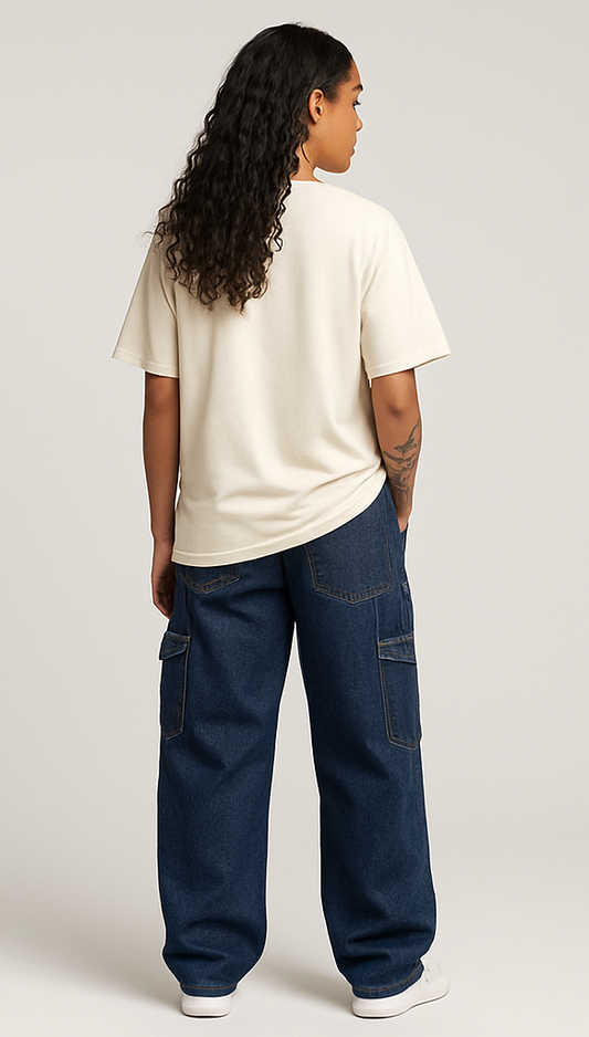 OFF WHITE OVERSIZED T-SHIRT