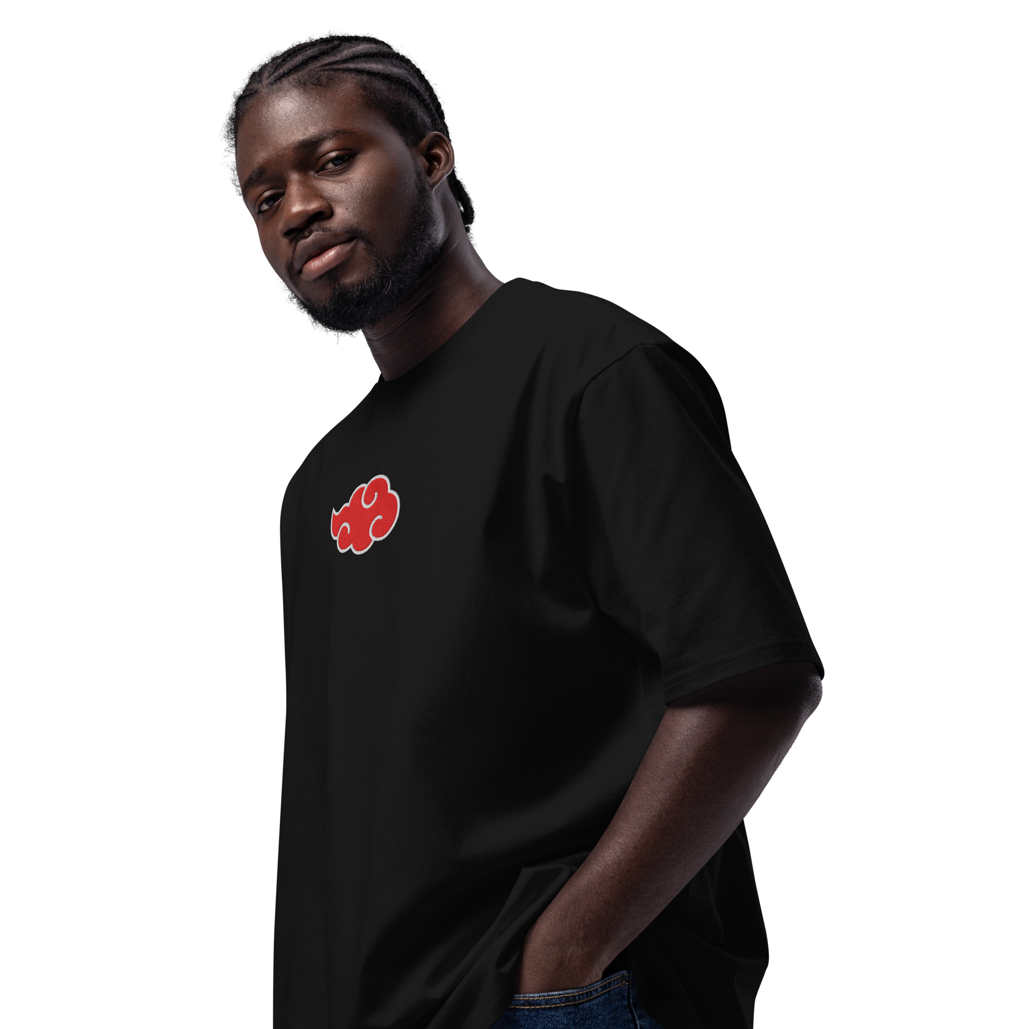 NARUTO AKATSUKI EMBROIDERY OVERSIZED