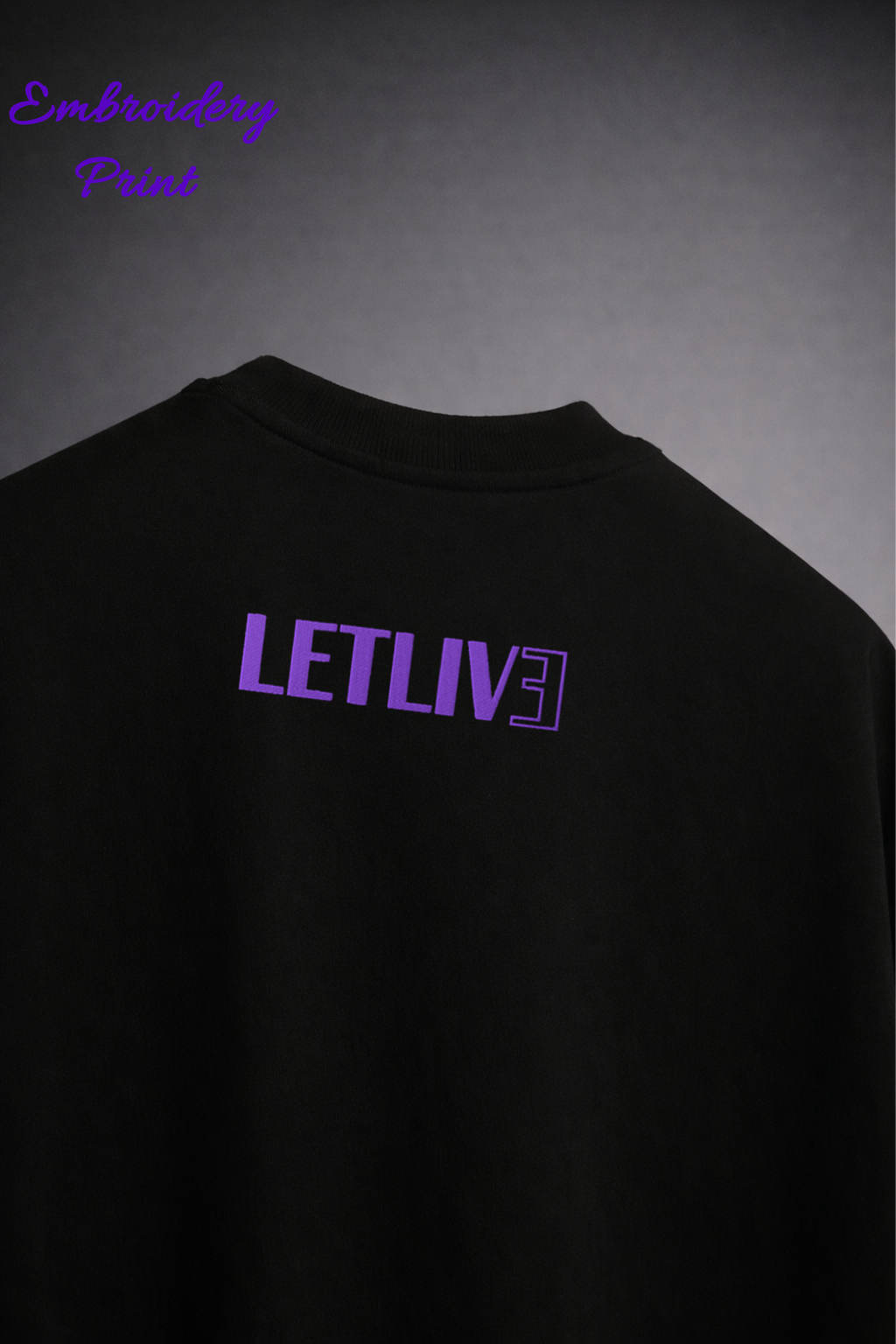 LETLIVE ESSENTIAL | BLACK UNISEX T-SHIRT