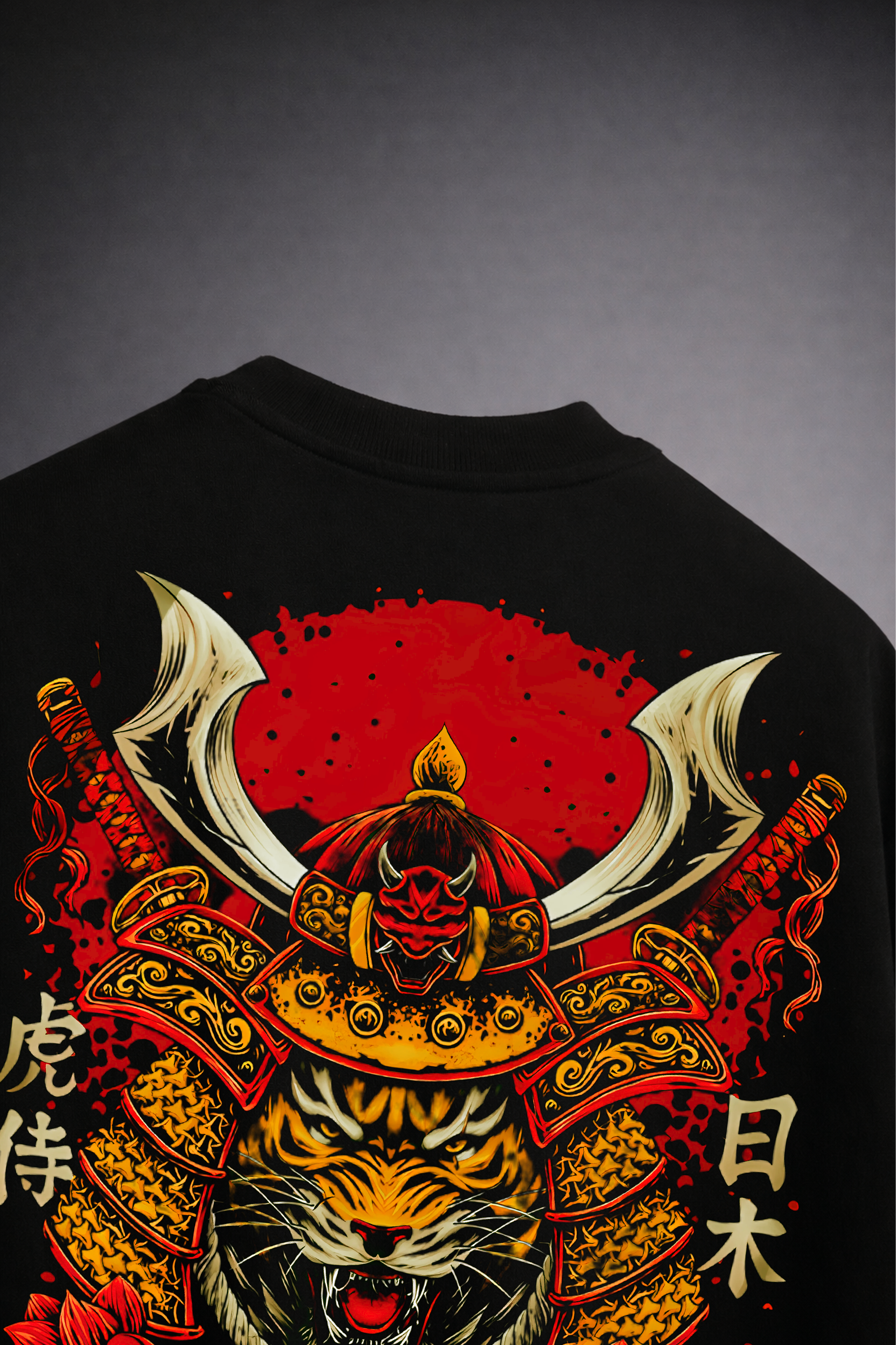 SAMURAI LION UNISEX OVERSIZED T-SHIRT