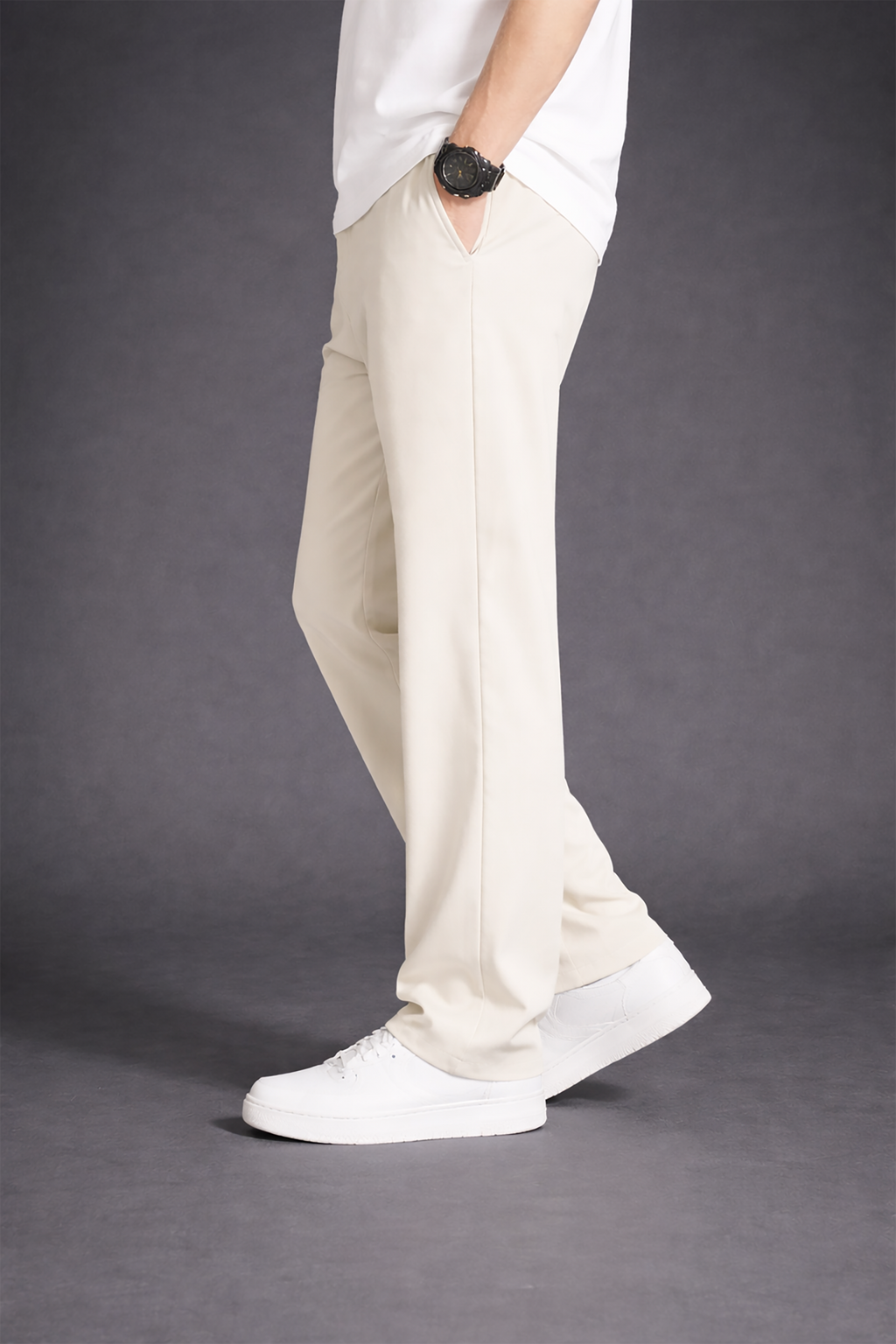 SWEATPANTS UNISEX - OFF WHITE