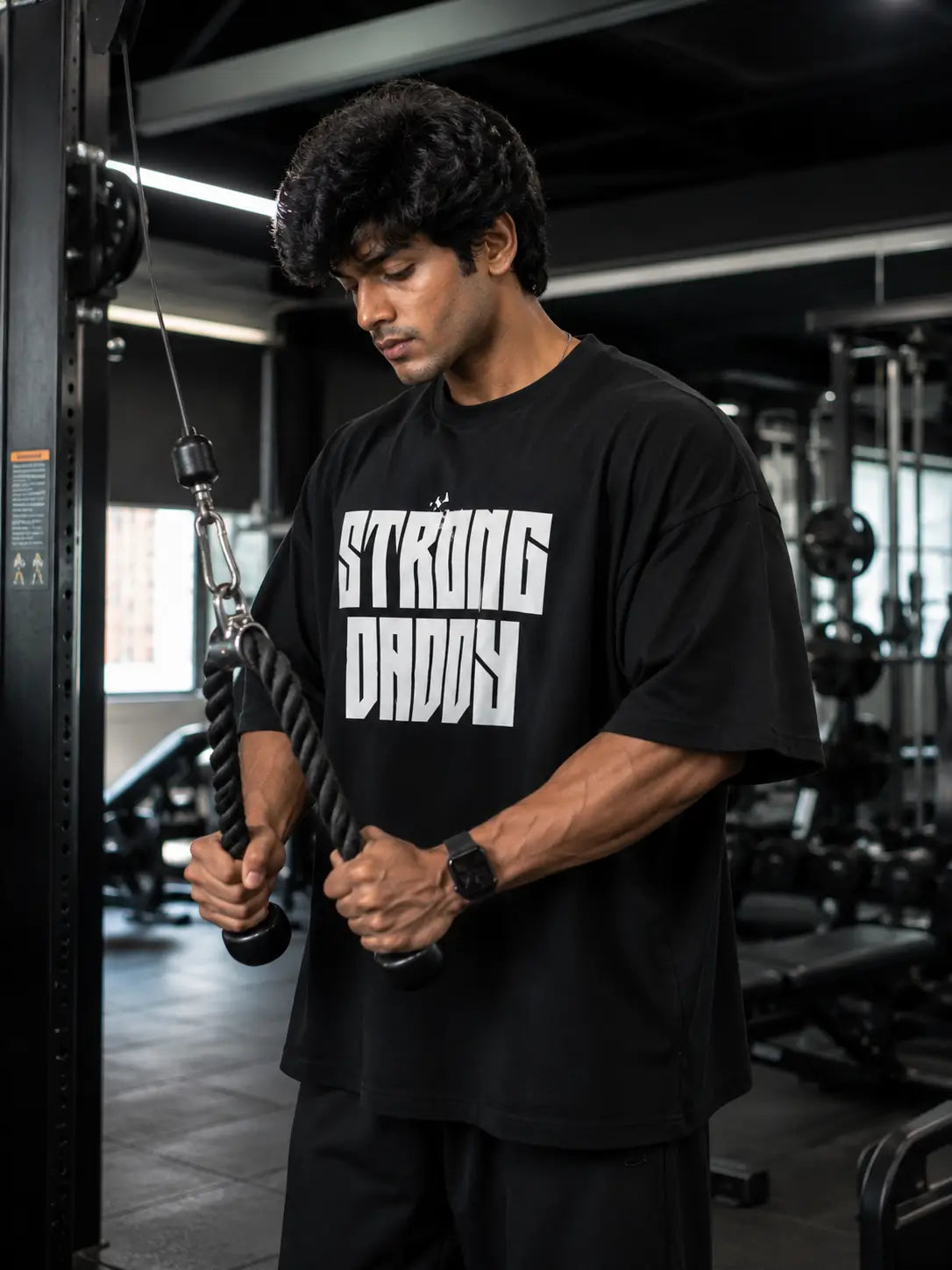 STRONG DADDY OVERSIZED T-shirt