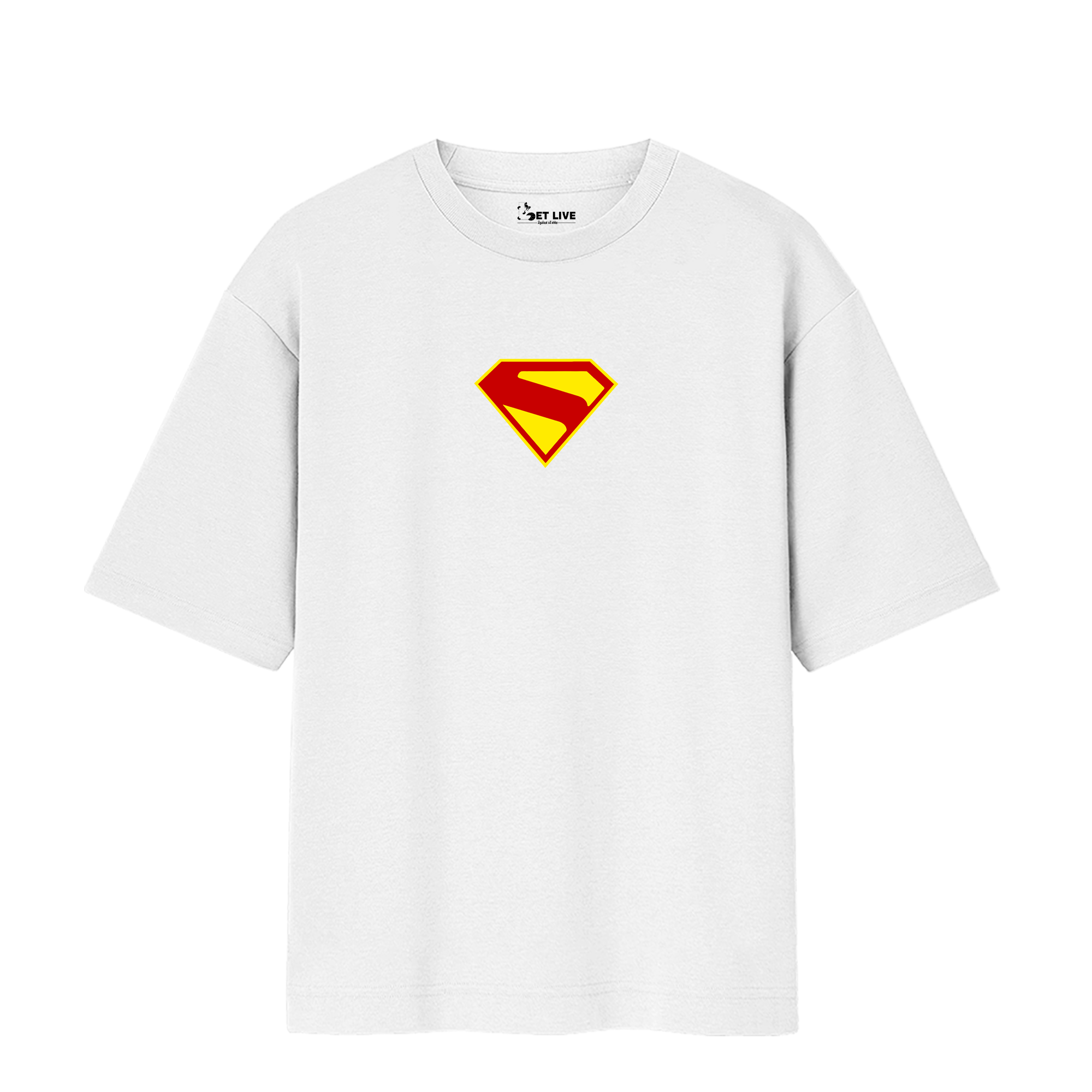 THE MAN OF STEEL OVERSIZED T-SHIRT