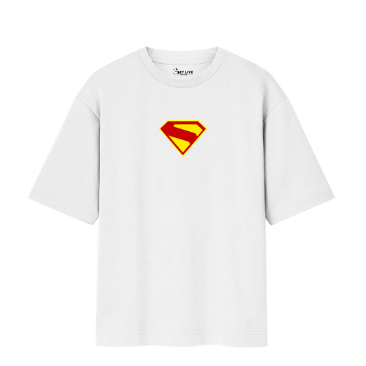 THE MAN OF STEEL OVERSIZED T-SHIRT