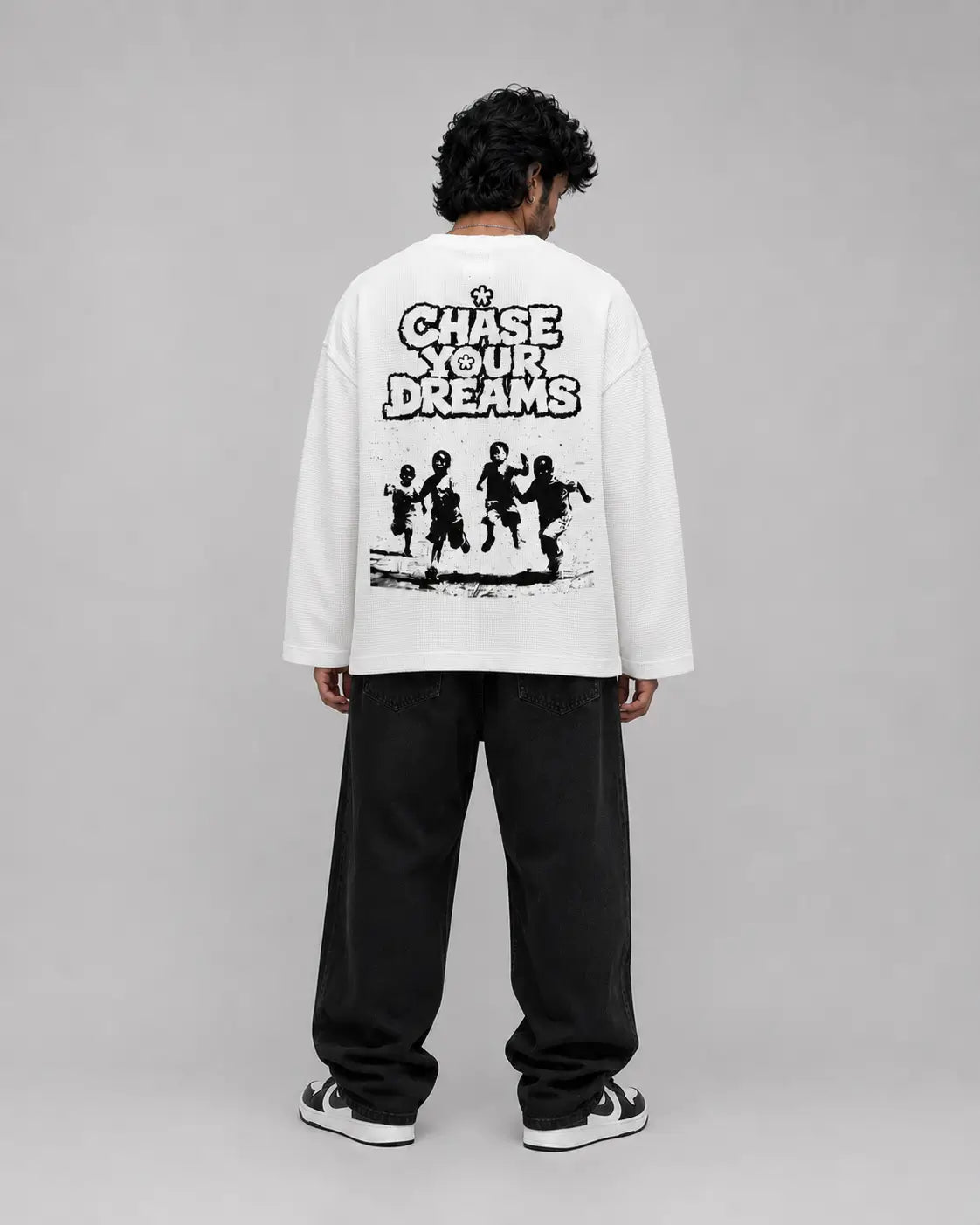 Chase Dream Waffle knit Boxy T-shirt