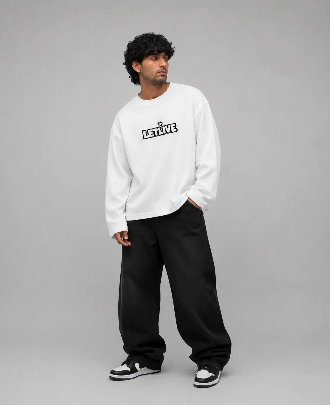 Chase Dream Waffle knit Boxy T-shirt