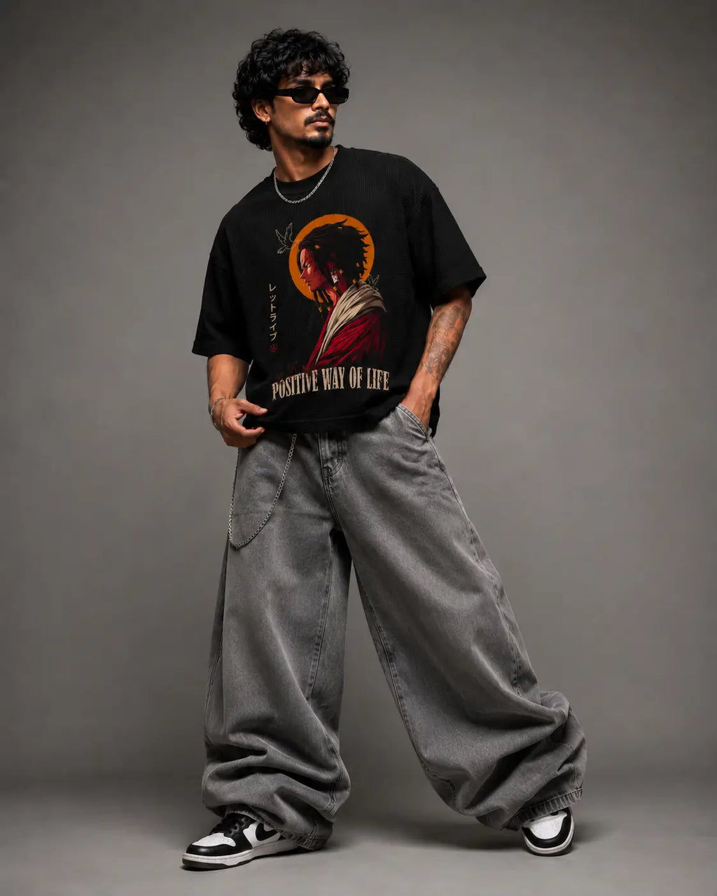Way Of Life Waffle Knit Boxy T-shirt