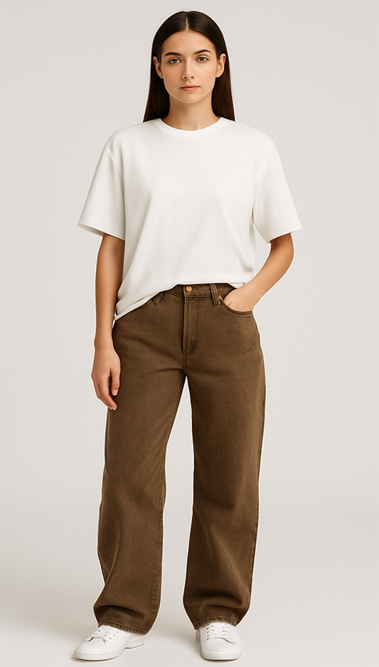 WHITE OVERSIZED T-SHIRT